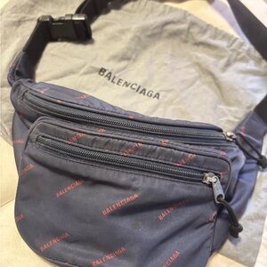 Balenciaga Blue Belt Bag